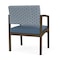 Lesro Lenox Steel Wide Guest Chair Metal Frame, Bronze, RS Rain Song Back, MD Titan Seat LS1201 - alternate 3